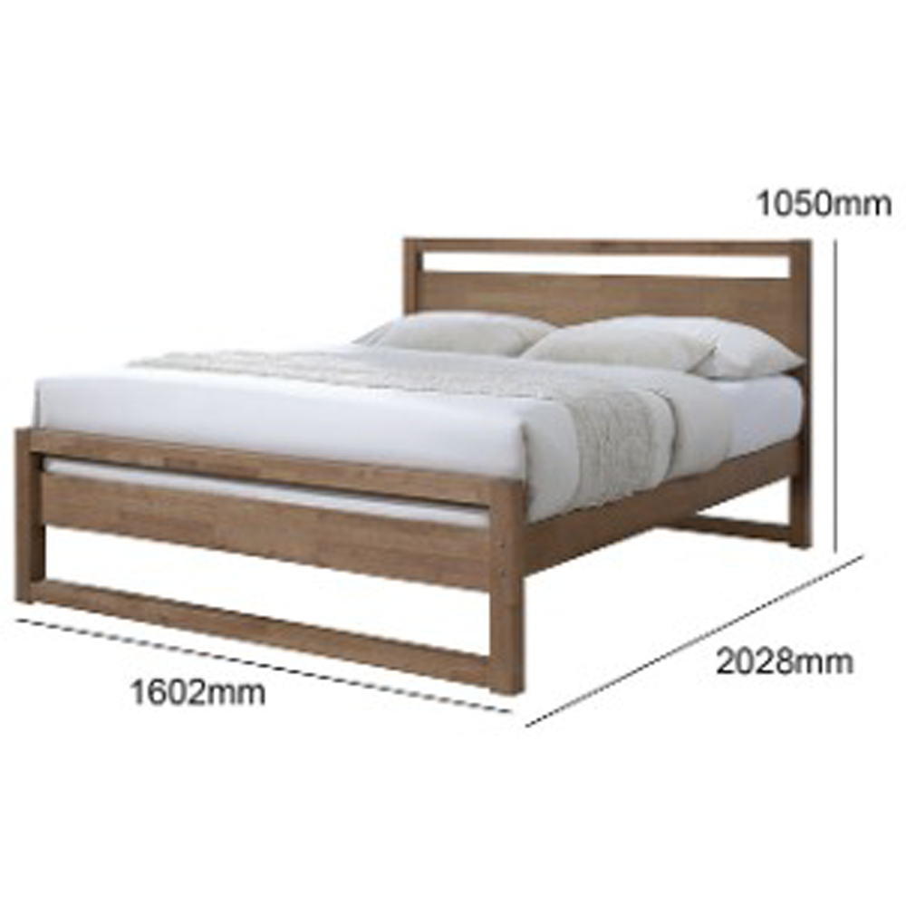 Ozzy Signature Wooden Bedframe Dimension